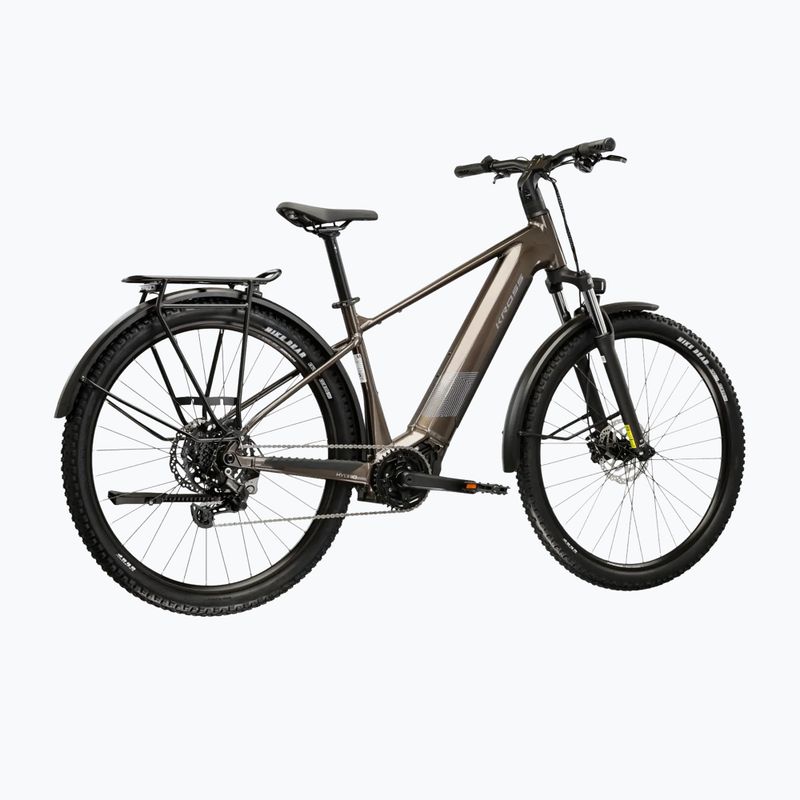 Bicicletă electrică KROSS Influx Suv Hybrid 1.0 820Wh brown/silver/gloss 3