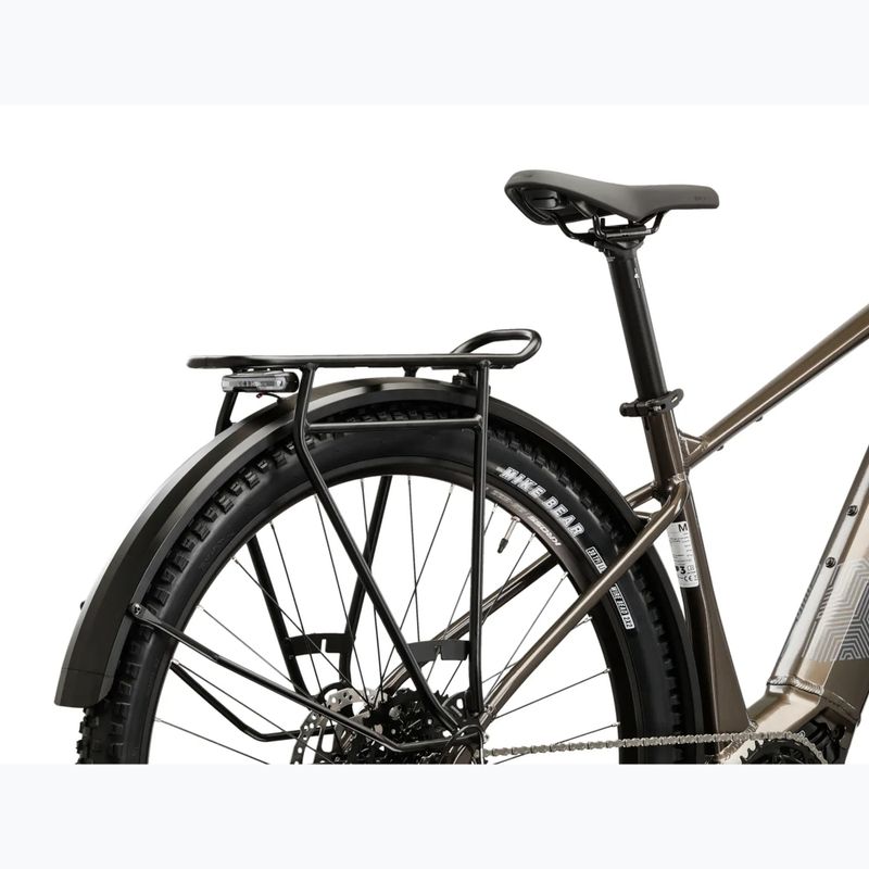 Bicicletă electrică KROSS Influx Suv Hybrid 1.0 820Wh brown/silver/gloss 13