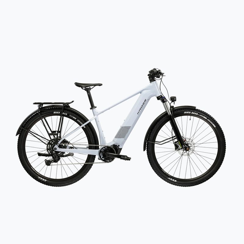 Bicicletă electrică KROSS Influx Suv Hybrid 1.0 820 el. grey/graphite/gloss