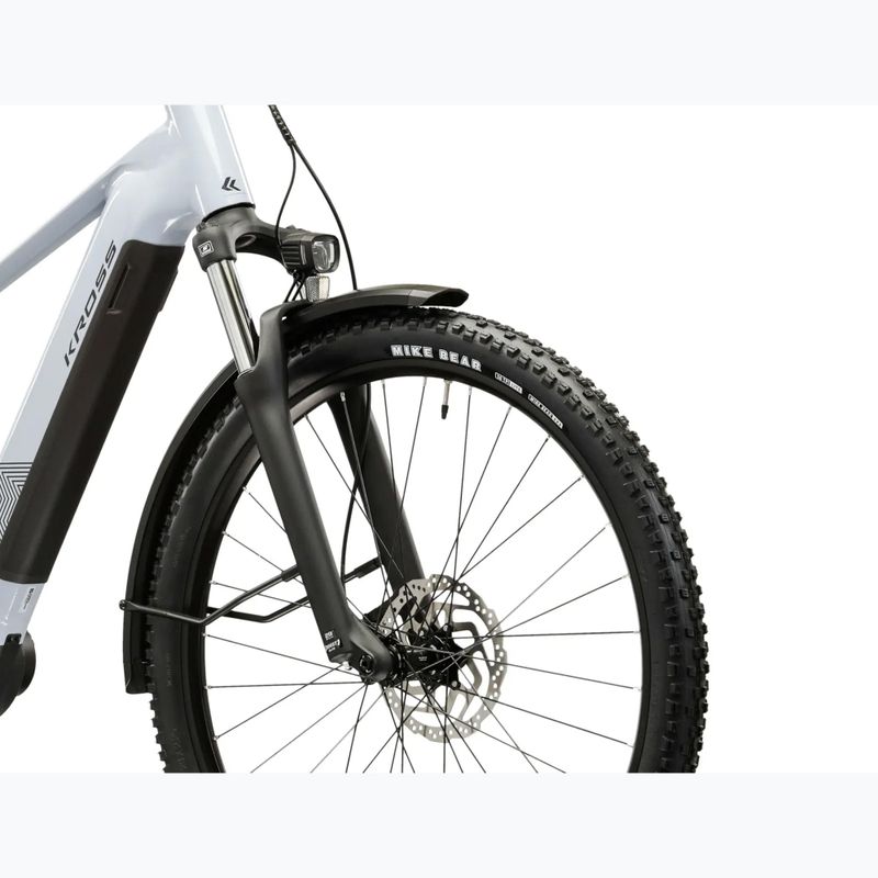 Bicicletă electrică KROSS Influx Suv Hybrid 1.0 820 el. grey/graphite/gloss 6