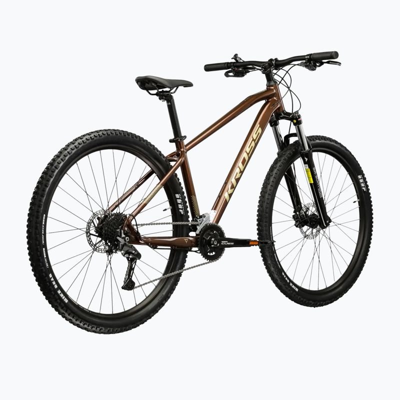 Bicicletă de munte KROSS Hexagon 5.0 29" brown/gold/gloss 3
