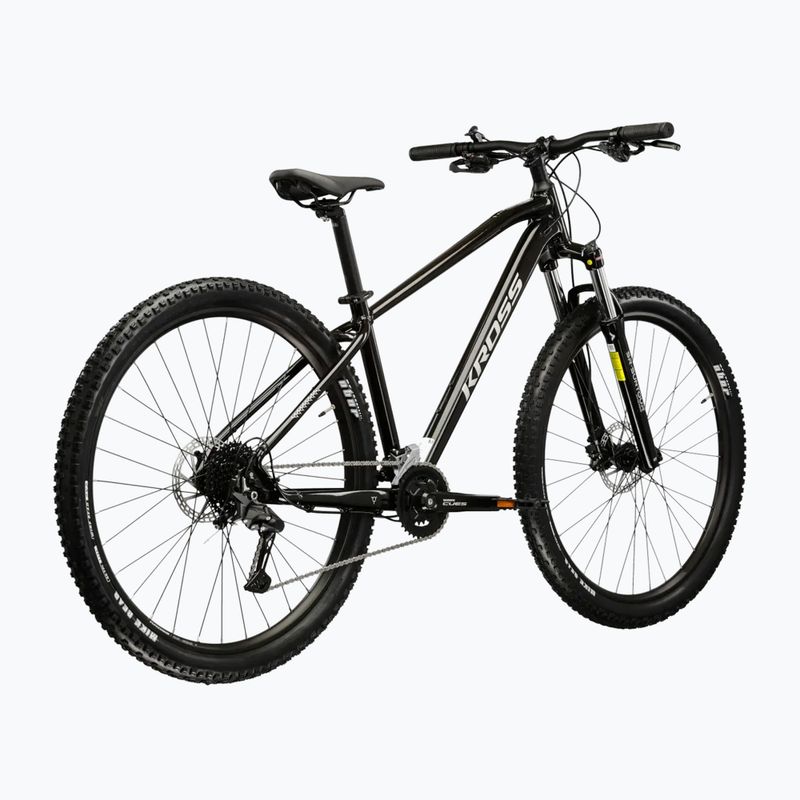 Bicicletă de munte KROSS Hexagon 5.0 27.5" black/silver/gloss 3