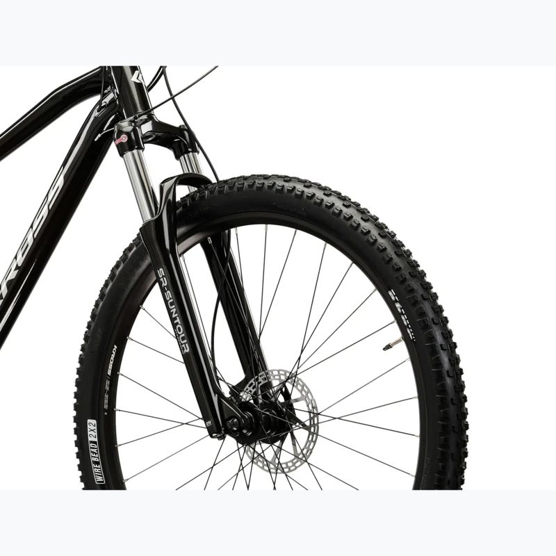 Bicicletă de munte KROSS Hexagon 5.0 27.5" black/silver/gloss 5