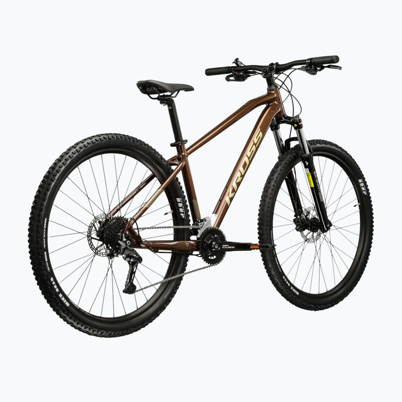 Bicicletă de munte KROSS Hexagon 5.0 27.5" brown/gold/gloss 3
