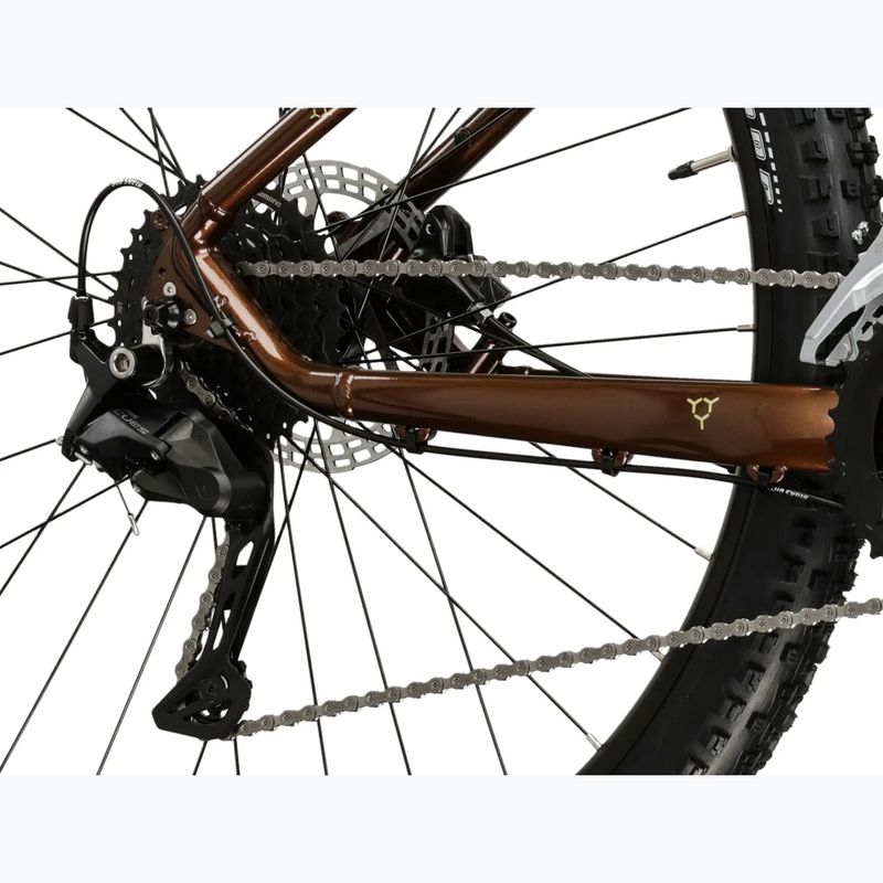 Bicicletă de munte KROSS Hexagon 5.0 27.5" brown/gold/gloss 8