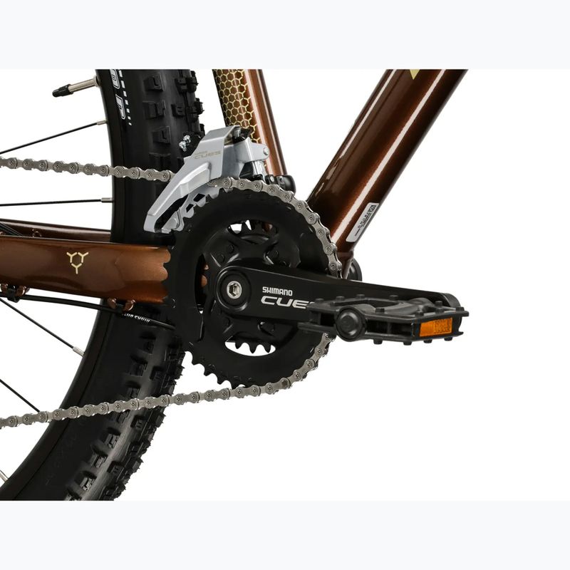 Bicicletă de munte KROSS Hexagon 5.0 27.5" brown/gold/gloss 9