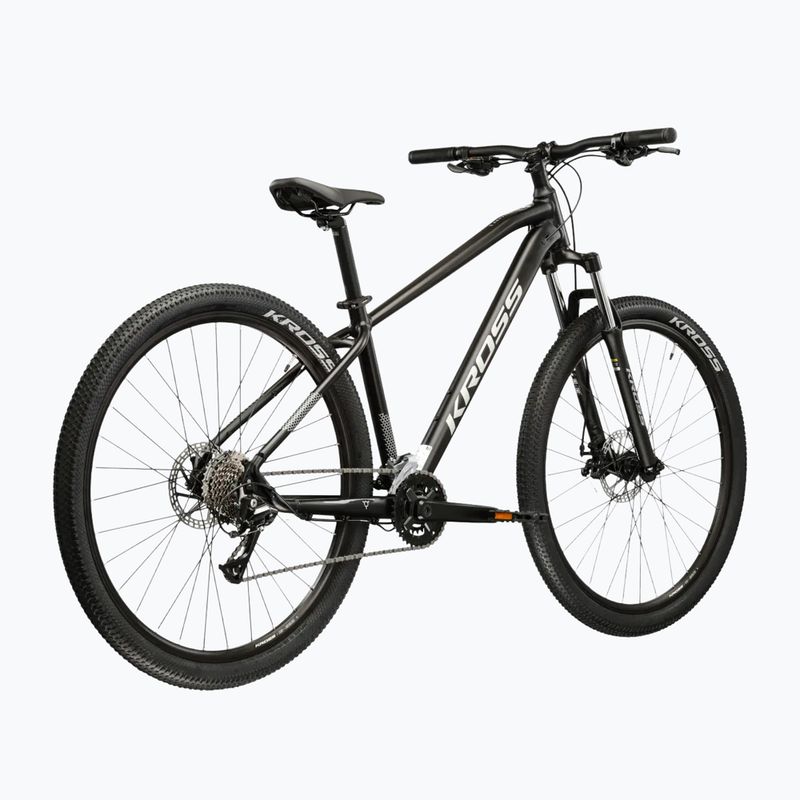 Bicicletă de munte KROSS Hexagon 3.0 27,5" black/silver/matte 3
