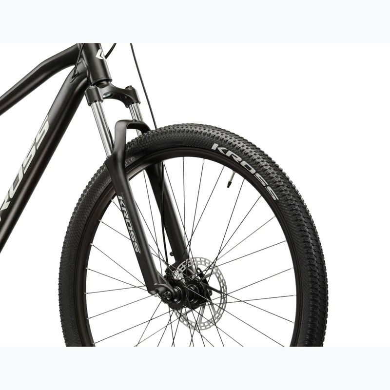 Bicicletă de munte KROSS Hexagon 3.0 27,5" black/silver/matte 5