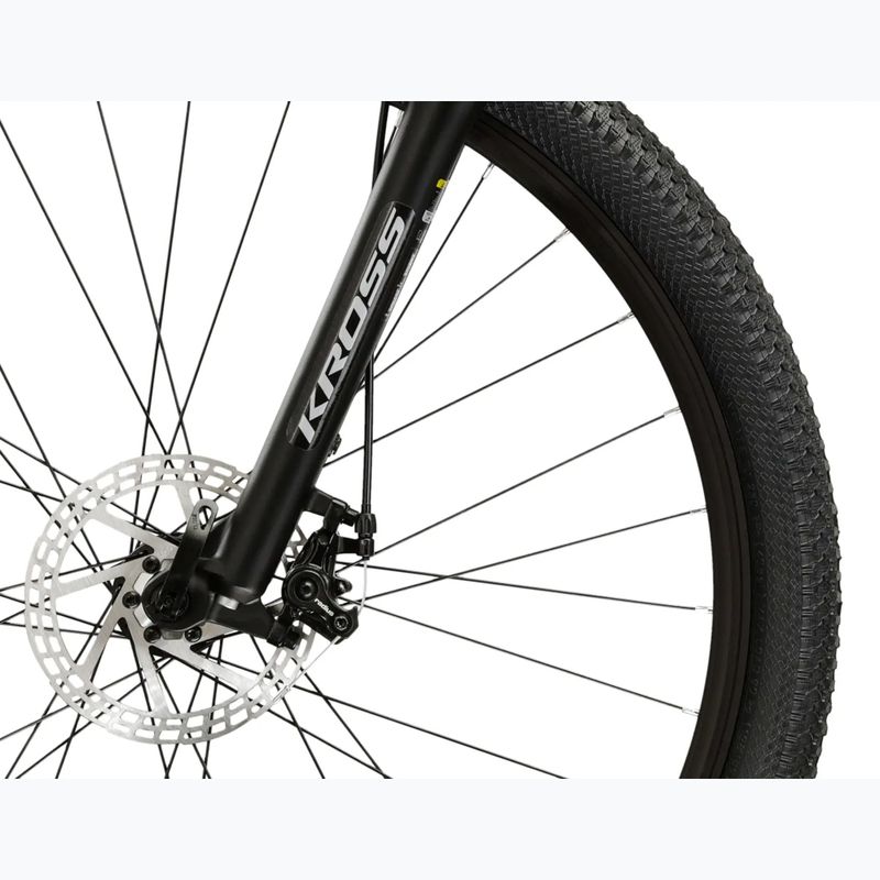 Bicicletă de munte KROSS Hexagon 3.0 27,5" black/silver/matte 7