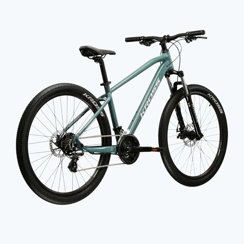 Bicicletă de munte KROSS Hexagon 2.0 27,5" green/silver/gloss 3