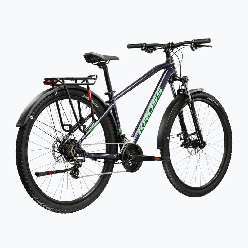 Bicicletă de munte KROSS Hexagon 2.0 EQ 29" navy/green/gloss 3