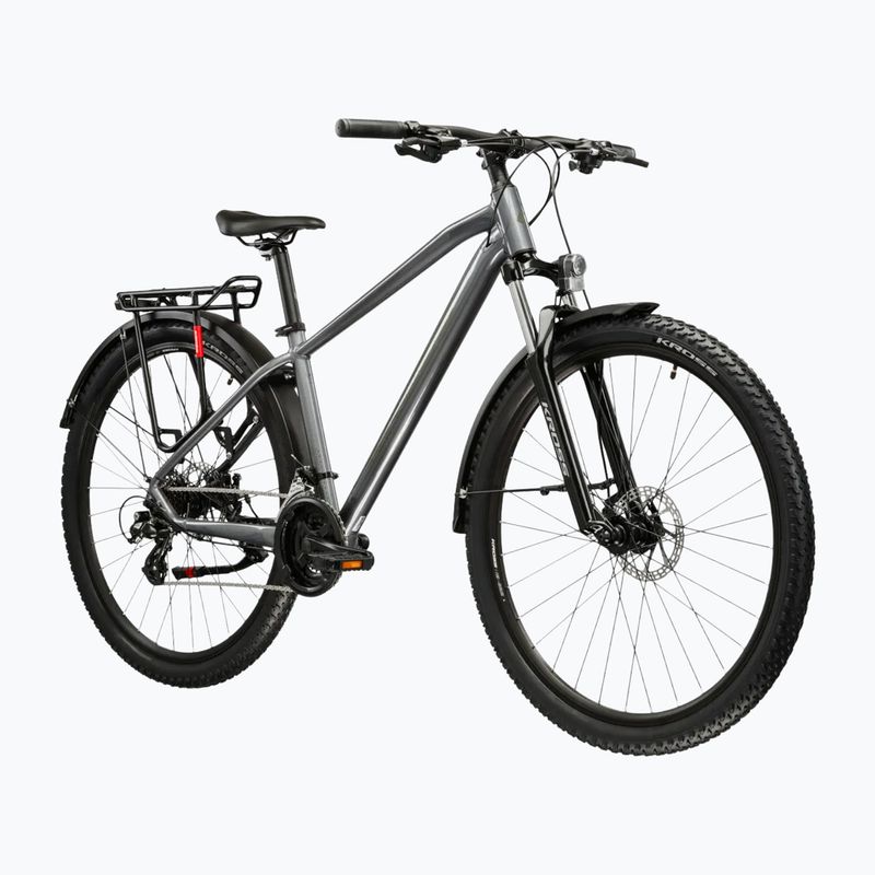Bicicletă de munte KROSS Hexagon 2.0 EQ 27,5" grey/dark grey/gloss 2
