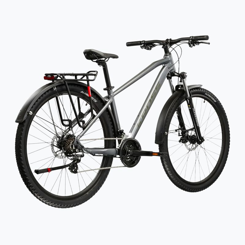 Bicicletă de munte KROSS Hexagon 2.0 EQ 27,5" grey/dark grey/gloss 3
