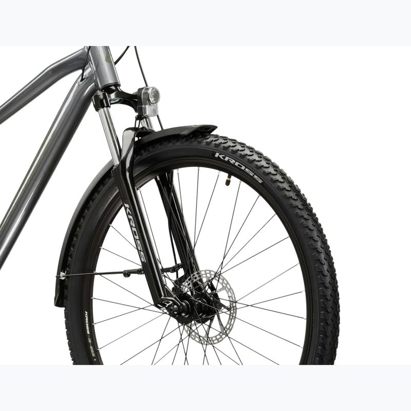 Bicicletă de munte KROSS Hexagon 2.0 EQ 27,5" grey/dark grey/gloss 5