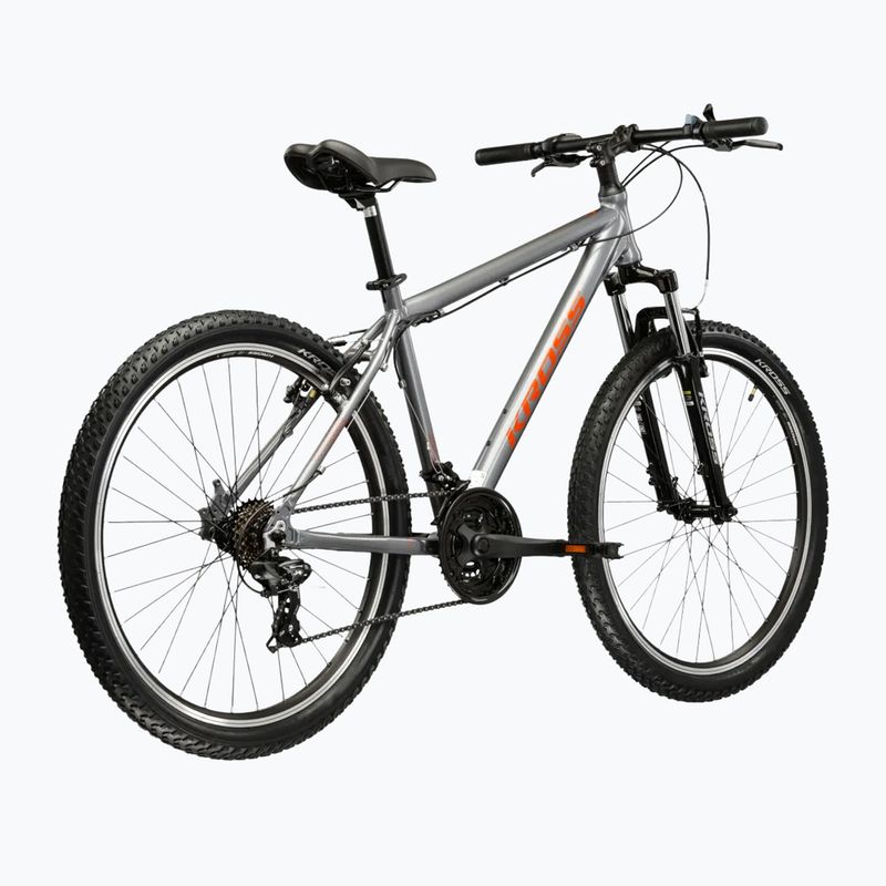 Bicicletă de munte KROSS Hexagon 1.0 26" graphite/orange/gloss 3