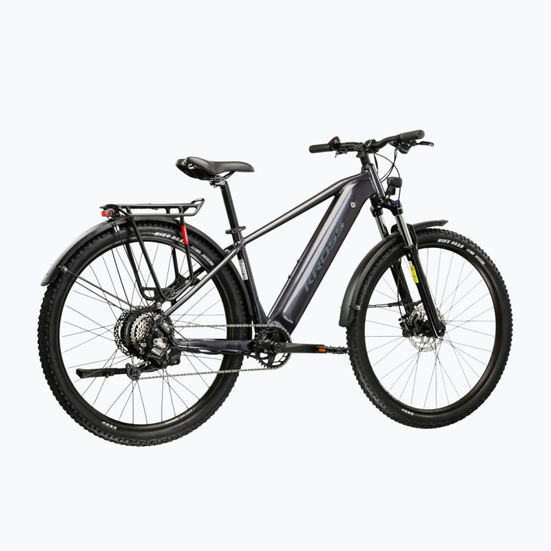 Bicicletă electrică KROSS Hexagon Boost 1.0 Eq el. graphite/graphite/gloss 3
