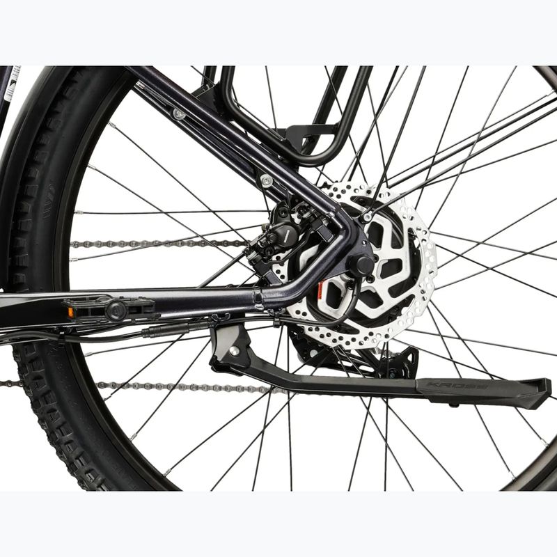 Bicicletă electrică KROSS Hexagon Boost 1.0 Eq el. graphite/graphite/gloss 10
