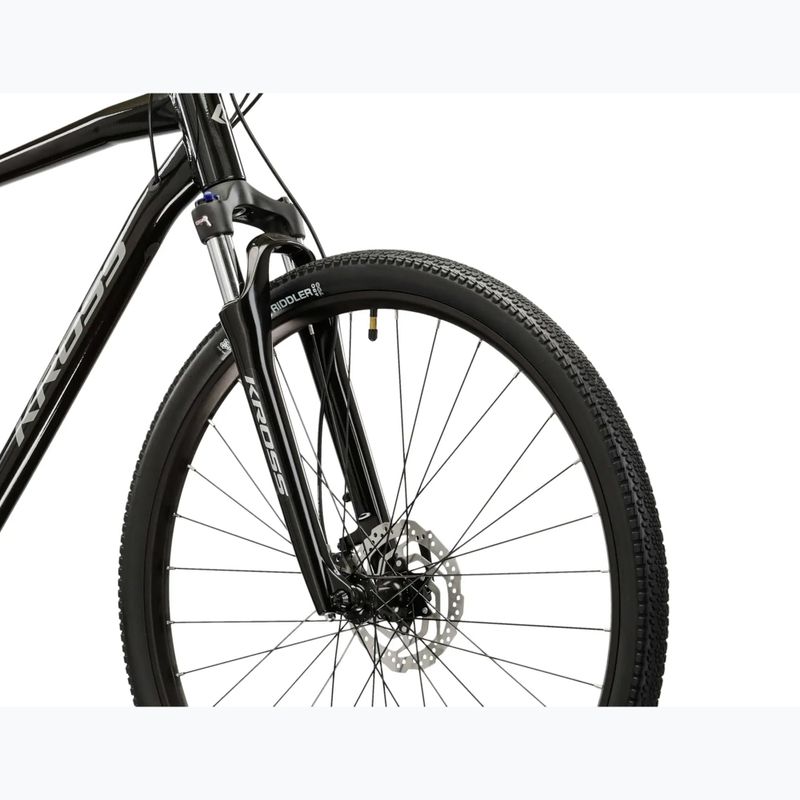 Bicicletă cross KROSS Evado 7.0 black/silver/gloss 5