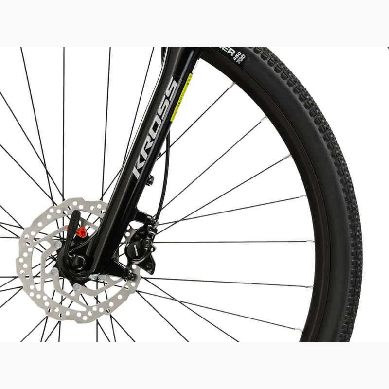 Bicicletă cross KROSS Evado 7.0 black/silver/gloss 7