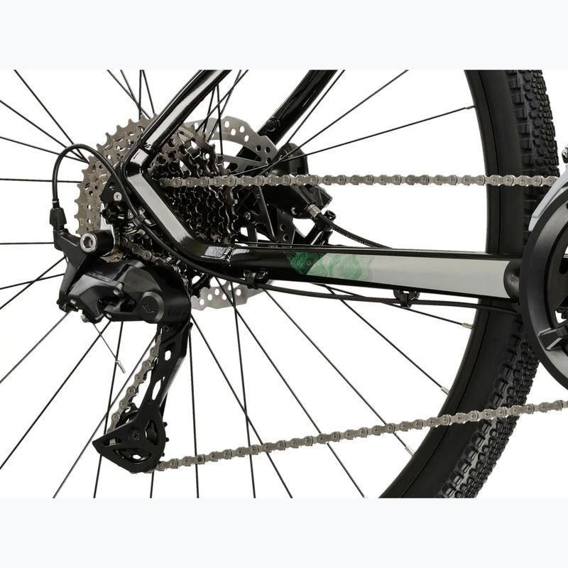 Bicicletă cross KROSS Evado 7.0 black/silver/gloss 8
