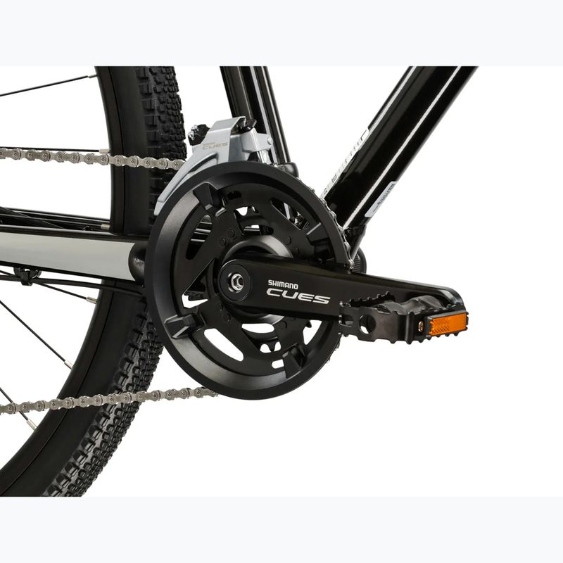 Bicicletă cross KROSS Evado 7.0 black/silver/gloss 9