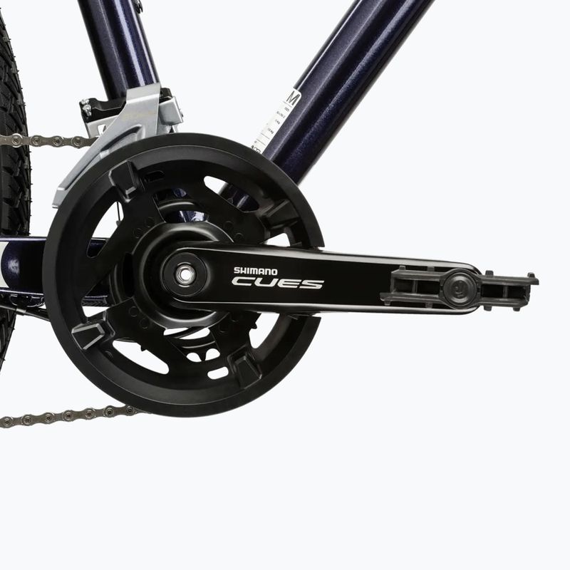 Bicicletă de cross KROSS Evado 5.0 navy/silver/gloss 10
