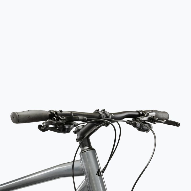 Bicicletă de cross KROSS Evado 5.0 grey/black/gloss 4