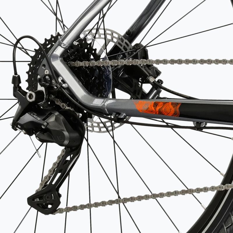Bicicletă de cross KROSS Evado 5.0 grey/black/gloss 8