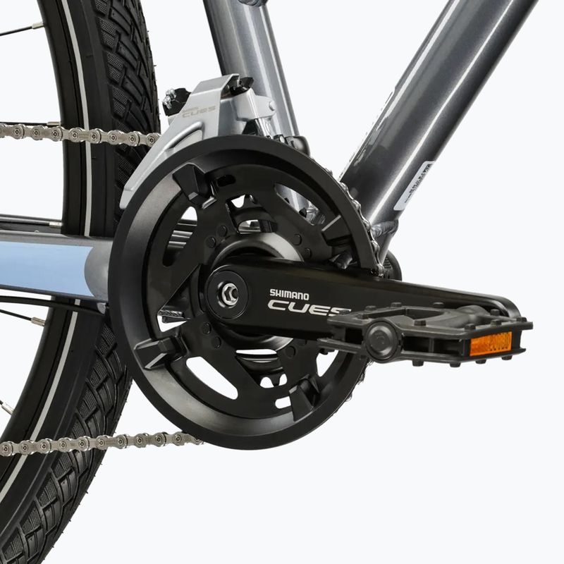 Bicicletă de cross pentru femei KROSS Evado 5.0 In grey/blue/gloss 9