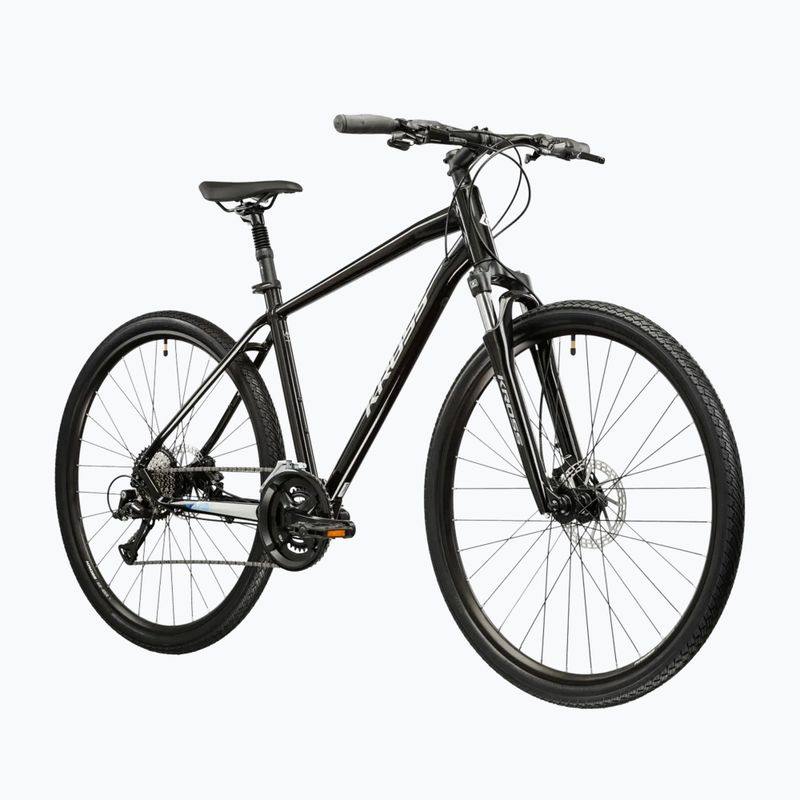 Bicicletă de cross KROSS Evado 4.0 black/silver/gloss 2
