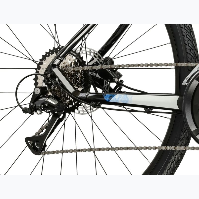 Bicicletă de cross KROSS Evado 4.0 black/silver/gloss 8