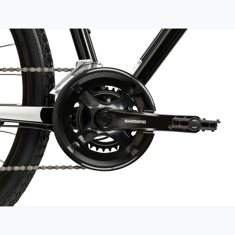 Bicicletă de cross KROSS Evado 4.0 black/silver/gloss 10