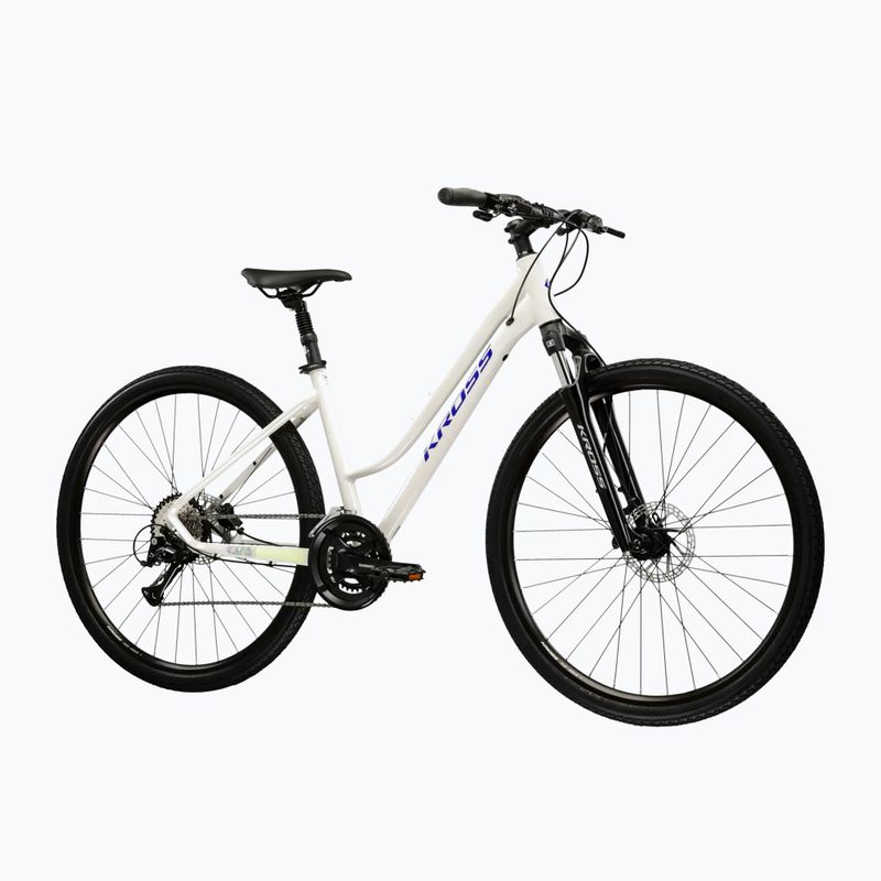 Bicicletă cross pentru femei KROSS Evado 4.0 In grey/navy blue 2