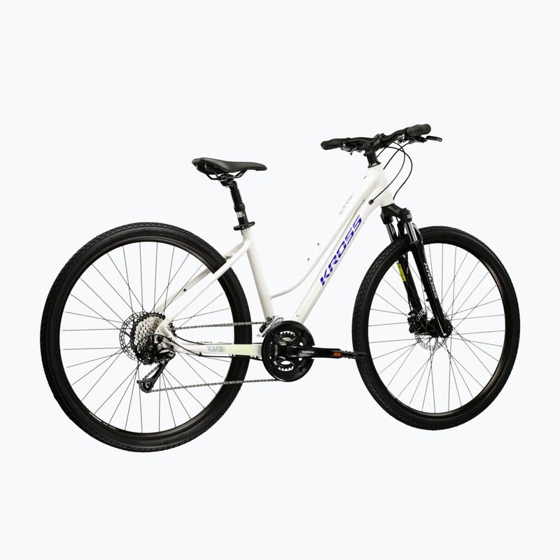 Bicicletă cross pentru femei KROSS Evado 4.0 In grey/navy blue 3