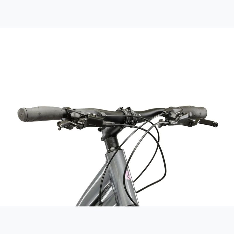 Bicicletă de cross pentru femei KROSS Evado 4.0 In grey/pink/gloss 4