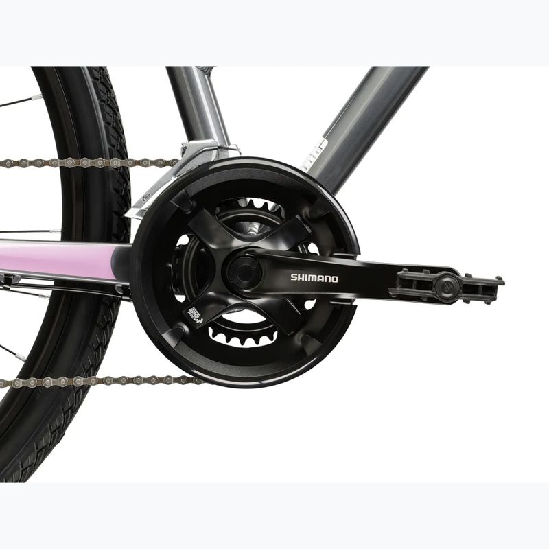 Bicicletă de cross pentru femei KROSS Evado 4.0 In grey/pink/gloss 10
