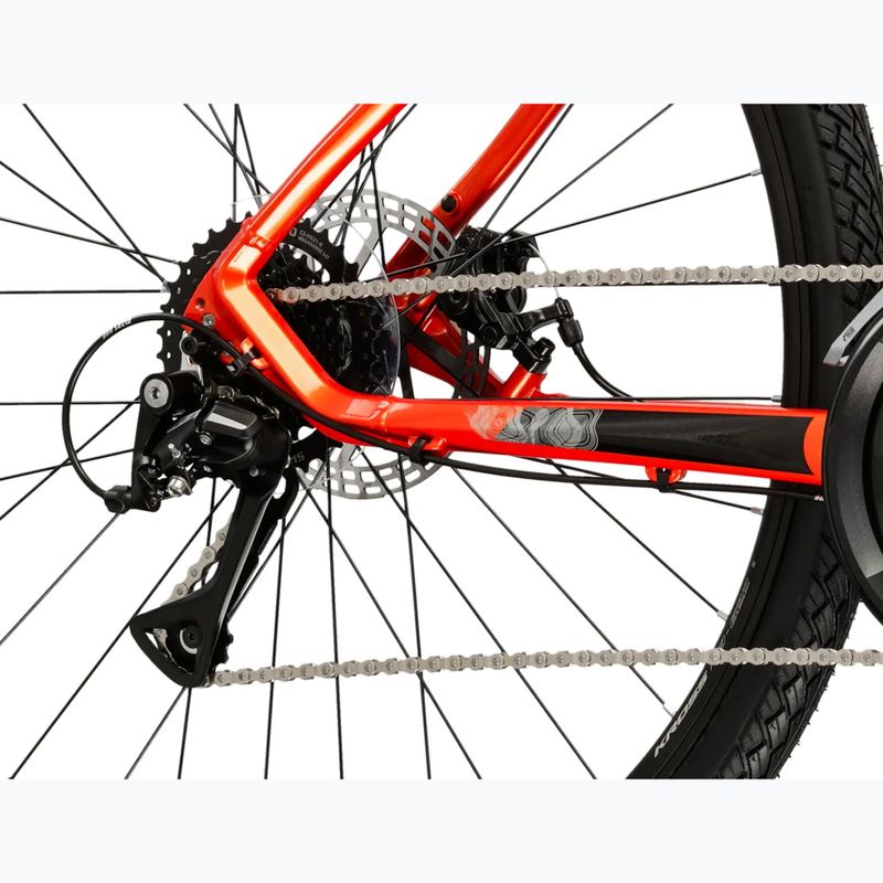 Bicicletă cross KROSS Evado 3.0 orange/black 8