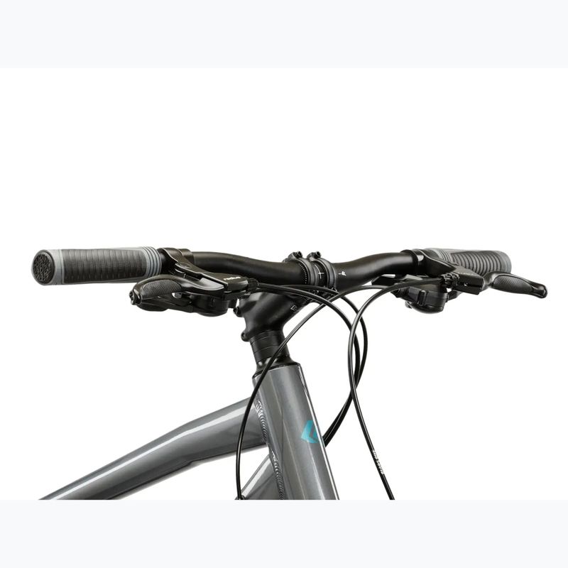 Bicicletă cross KROSS Evado 3.0 grey/teal/gloss 4