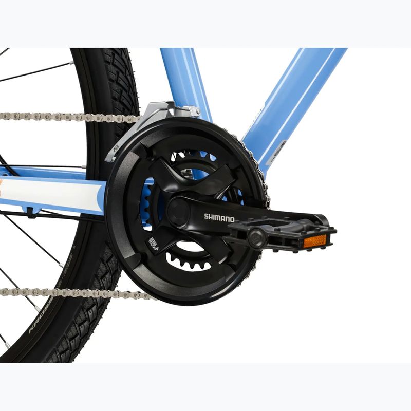 Bicicletă de cross pentru femei KROSS Evado 3.0 In blue/white/gloss 9