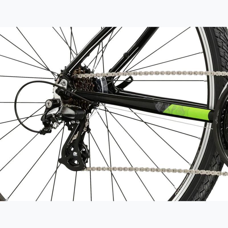 Bicicletă cross KROSS Evado 2.0 black/green 6