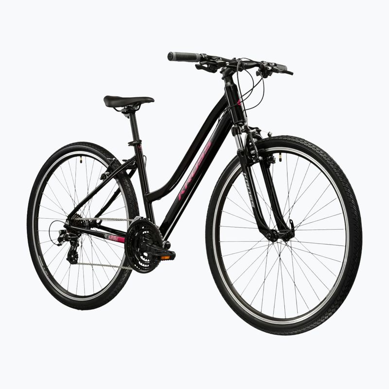 Bicicletă cross pentru femei KROSS Evado 2.0 In black/pink 2