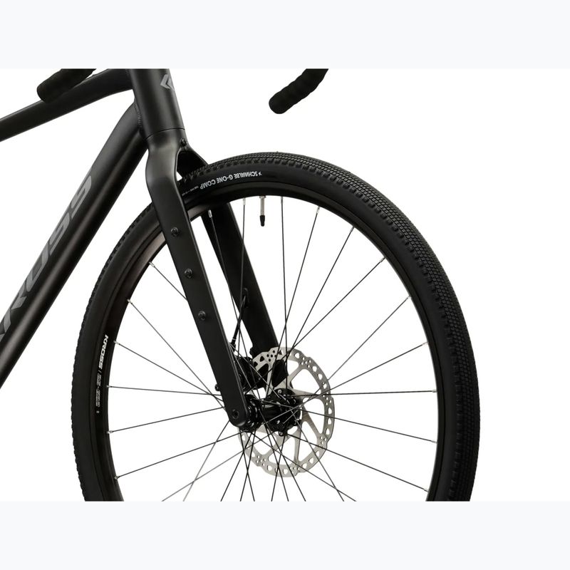 Bicicletă gravel KROSS Esker 1.0 black/graphite/matte 7