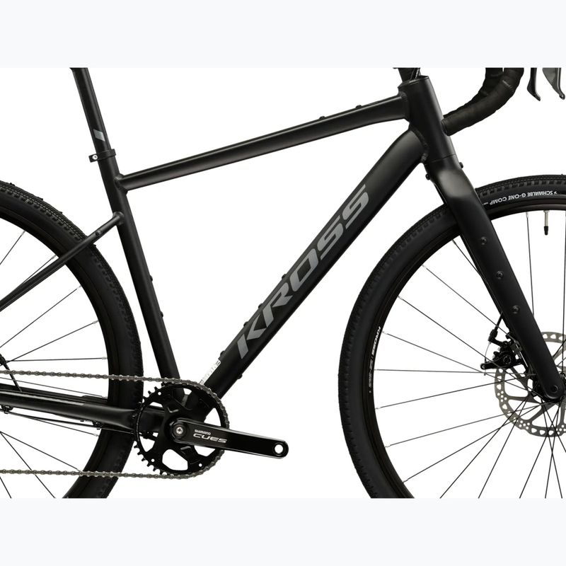 Bicicletă gravel KROSS Esker 1.0 black/graphite/matte 12