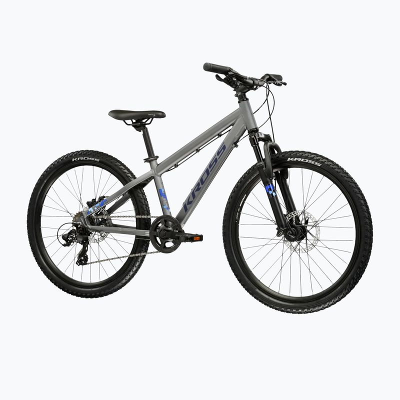 Bicicletă pentru copii KROSS Dust Jr 1.0 Dsc grey/navy/matte 2