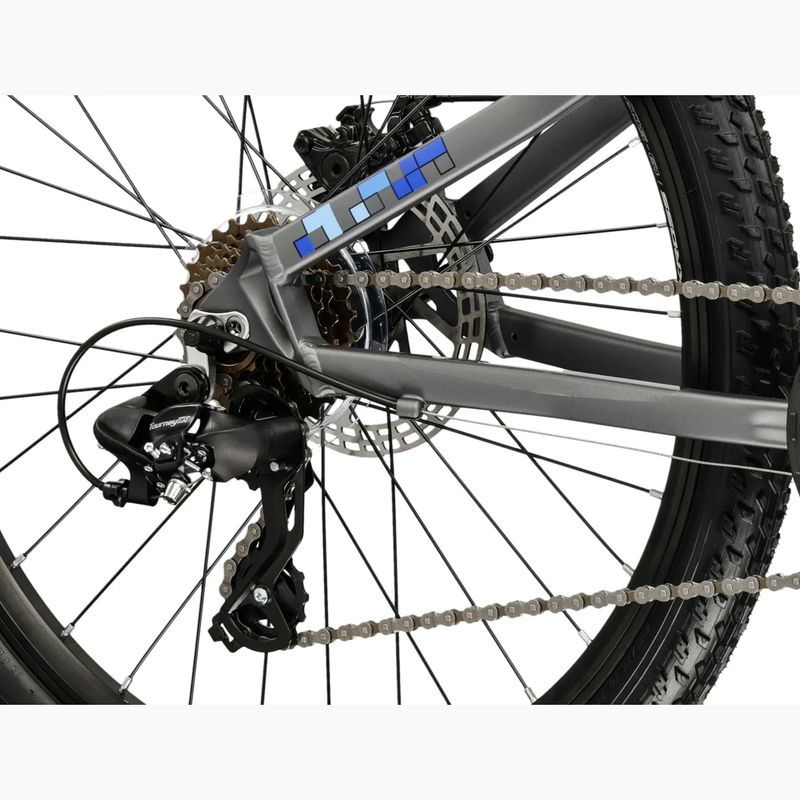 Bicicletă pentru copii KROSS Dust Jr 1.0 Dsc grey/navy/matte 6