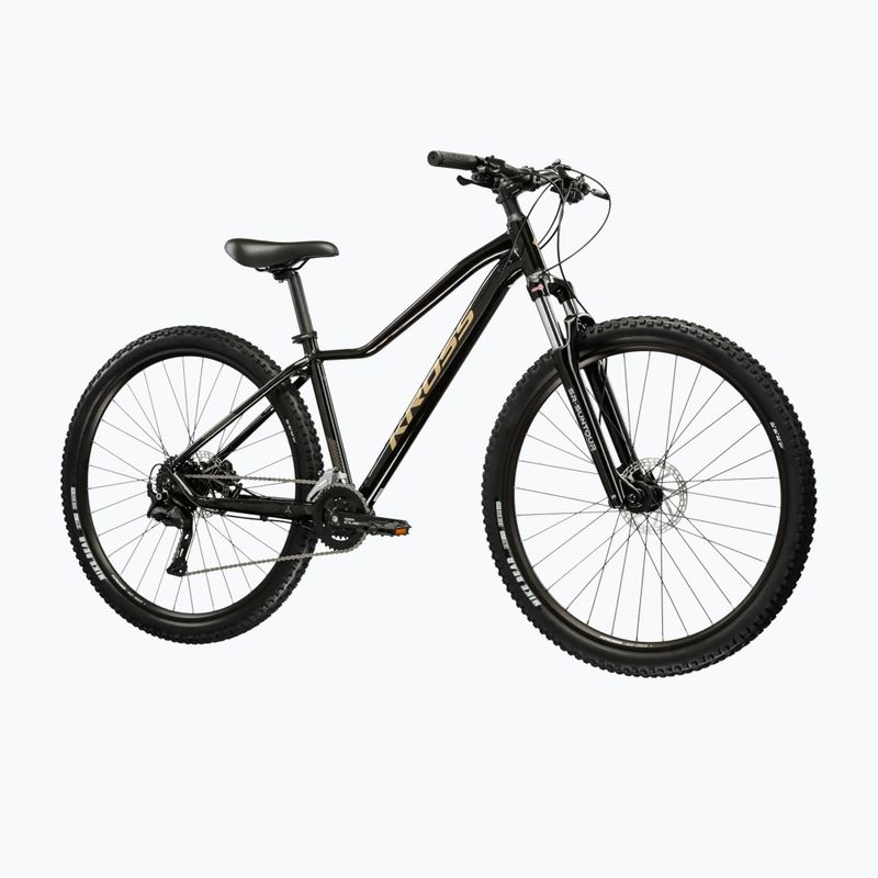 Bicicletă de munte pentru femei KROSS Lea 5.0 27,5" black/gold/gloss 2