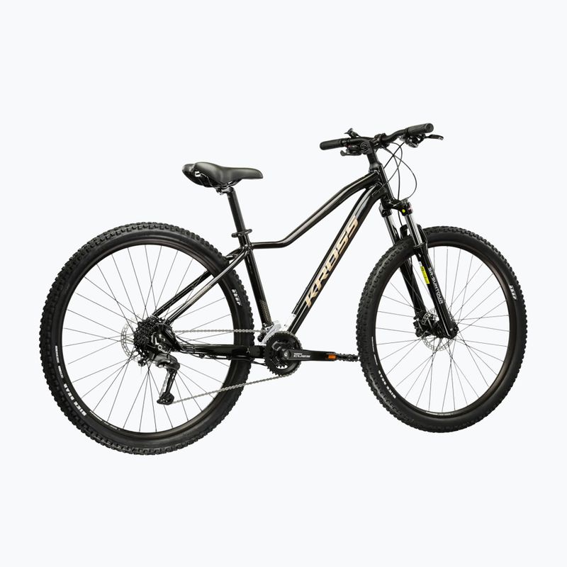 Bicicletă de munte pentru femei KROSS Lea 5.0 27,5" black/gold/gloss 3