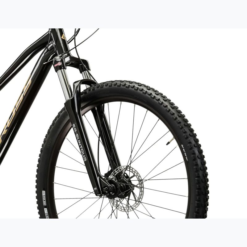 Bicicletă de munte pentru femei KROSS Lea 5.0 27,5" black/gold/gloss 5