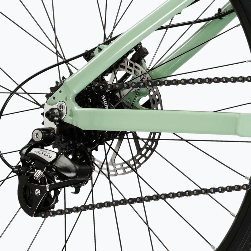 Bicicletă dirt KROSS Spade 1.0 green/silver/gloss 8