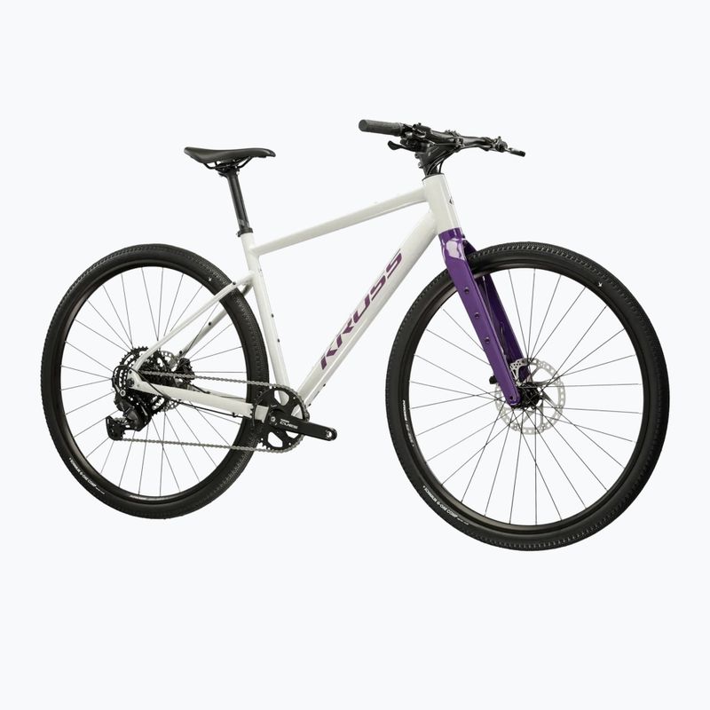 Bicicletă gravel KROSS Esker 1.0 FL grey/purple/gloss 2